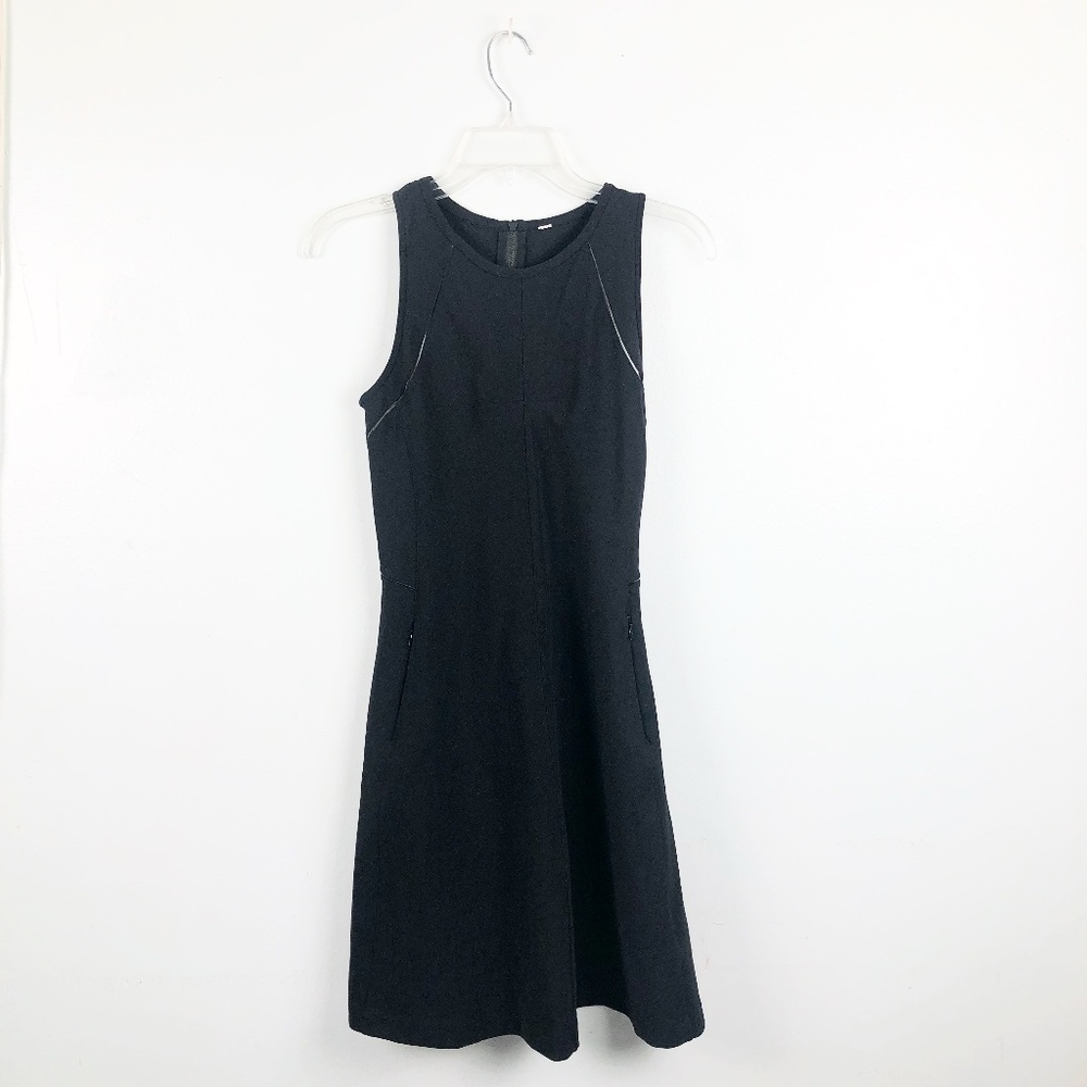 🦋 RARE LULULEMON Go Til Dawn Skater Dress Size 4 Tennis Athletic Workout Casual - Picture 2 of 5